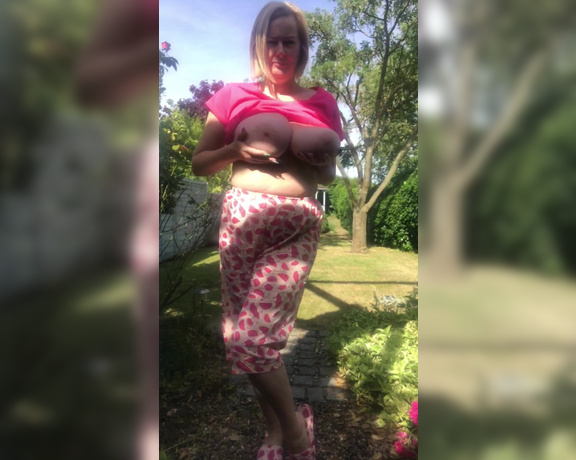 Courtesan Annabel aka Courtesananna OnlyFans - EXCLUSIVE to only fans  at a small cottage by the sea  a sunny morning in the garden  flashing