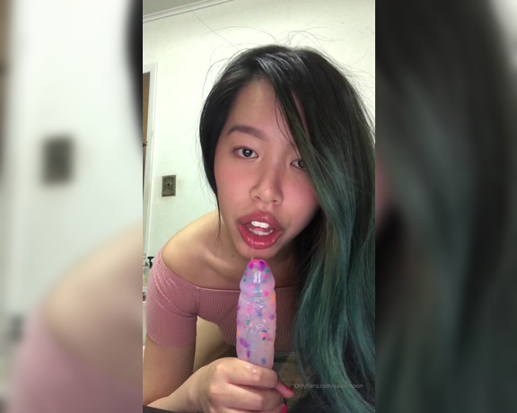 Xailor aka Xailormoon OnlyFans - POV Horny asian GF gives you a footjob+deepthroats your big juicy cock ps This was my first
