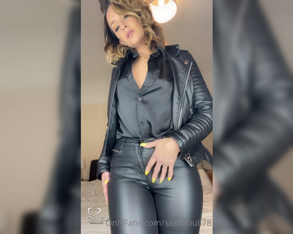 Sasha Bull aka Sashabull78 OnlyFans - Does a Milf in leather hit the spot for you