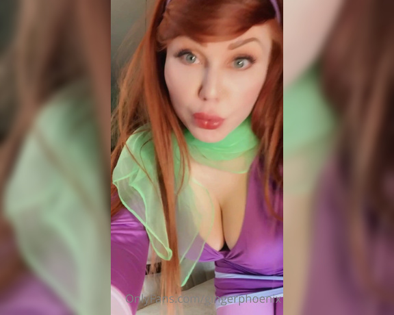 Ginger Phoenix aka Gingerphoenix OnlyFans - Daphne no panties Scooby snack