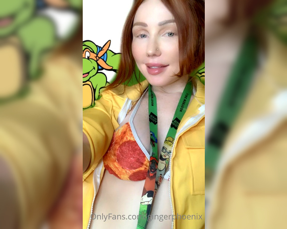 Ginger Phoenix aka Gingerphoenix OnlyFans - Behind the scenes from today’s April O Neil shoot) this Cosplay took Sooo long I had no idea the