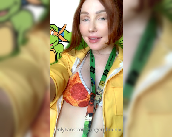 Ginger Phoenix aka Gingerphoenix OnlyFans - Behind the scenes from today’s April O Neil shoot) this Cosplay took Sooo long I had no idea the