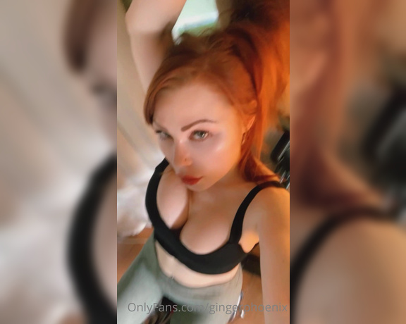Ginger Phoenix aka Gingerphoenix OnlyFans - Who else loves this song I love to sing sometimes it makes my hour long work out go by quick