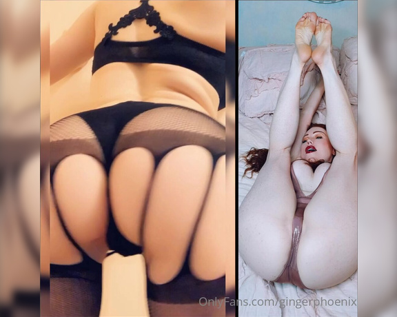 Ginger Phoenix aka Gingerphoenix OnlyFans - Two For Tuesday left or right 2x the booty vs upside down cake in bed