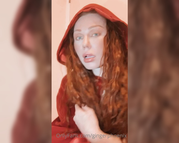 Ginger Phoenix aka Gingerphoenix OnlyFans - I sewed this little red riding hood costumefun fact I been sewing since I was 12 would you