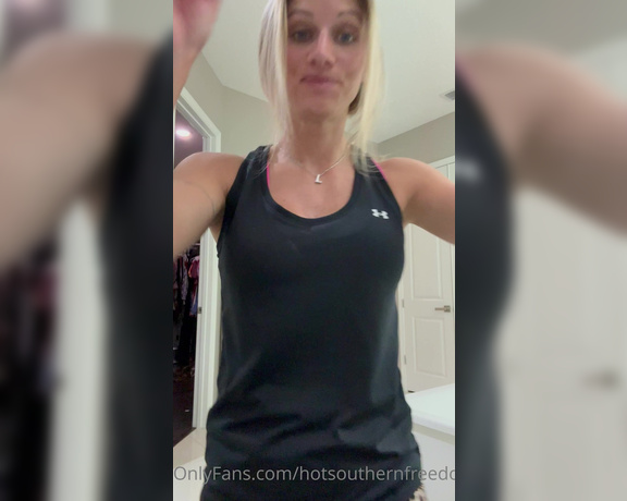 Lani Rails aka Hotsouthernfreedom1 OnlyFans - I live sweating at the gym but it always feels amazing getting the clothes off