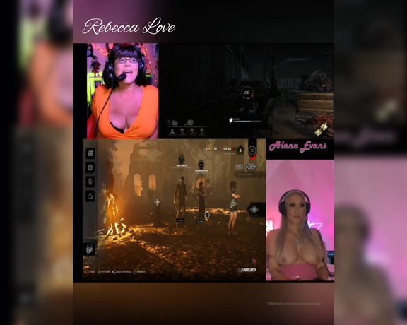 Alana Evans aka Alanaevansxxx OnlyFans - Ready for some more hot gaming with my tits out Fuck yeah! Were posting our new weekly gaming video