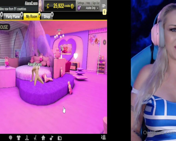 Alana Evans aka Alanaevansxxx OnlyFans - Playing a little IMVU on ePlay with Ruby and Miss KeKe