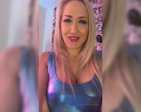 Alana Evans aka Alanaevansxxx OnlyFans - Such a naughty girl! Wearing my sexy shiny workout outfit!