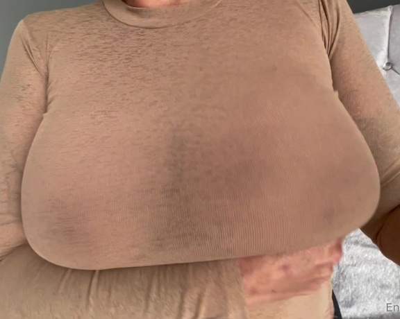 Daniella English aka Daniellaenglish OnlyFans - VIDEO Hope no one notices I don’t have a bra on Sheer, big tits, boobs, milf, selfie