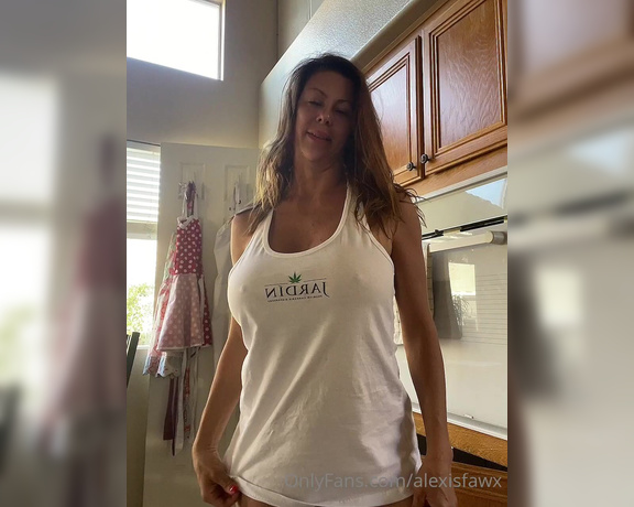 Alexis Fawx aka Alexisfawx OnlyFans - The Daily Boob Making dinner like this … Quickie Video Went off roading today … I’ll be chatting