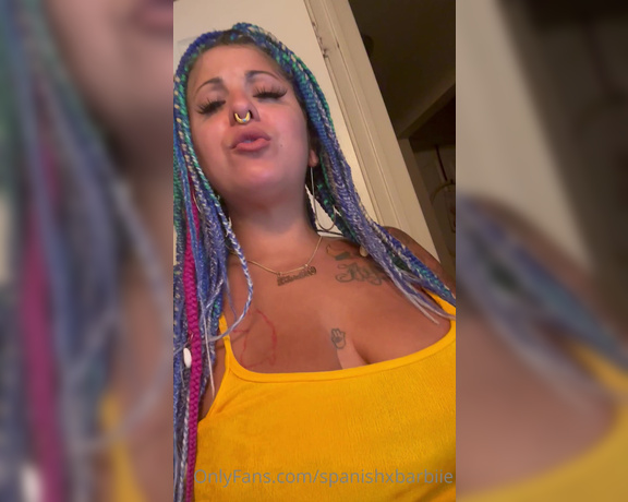 Spanish Barbie aka Spanishxbarbiie OnlyFans - I know this pussy & these areolas look so fucking yummy to you right now