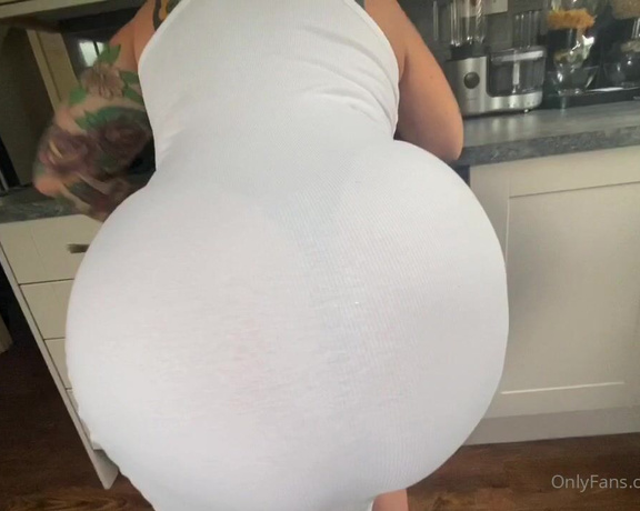 Daniella English aka Daniellaenglish OnlyFans - Naughty see through white dress and g string