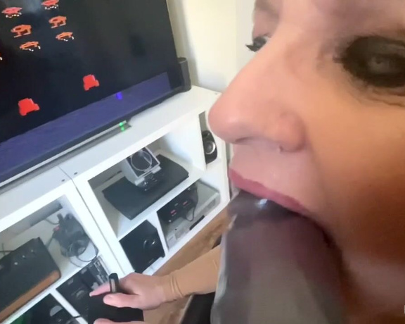 Daniella English aka Daniellaenglish OnlyFans - VIDEO Busty big ass Retro Gamer chick Lycra, leggings, dildo, bbc, pov, space invaders