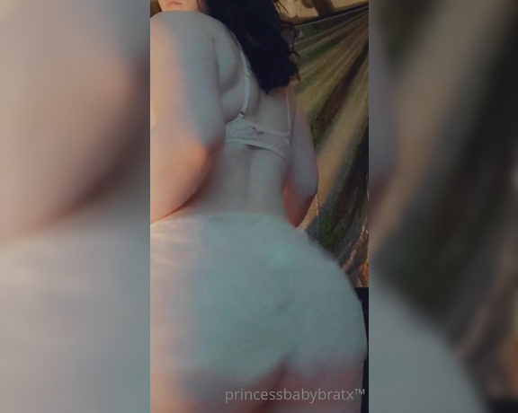 Princess aka Princessbabybratx OnlyFans - Skirts can never seem to cover my booty