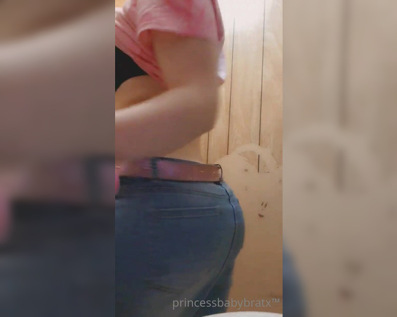 Princess aka Princessbabybratx OnlyFans - A little tease 2