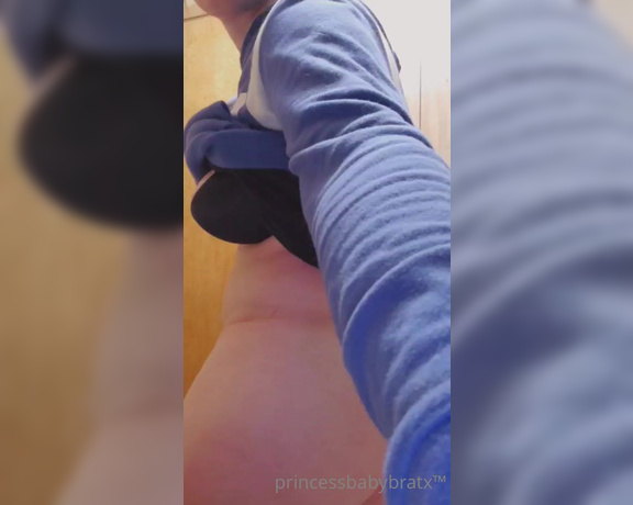 Princess aka Princessbabybratx OnlyFans - Swipe to see me shake regular & slow mo 3