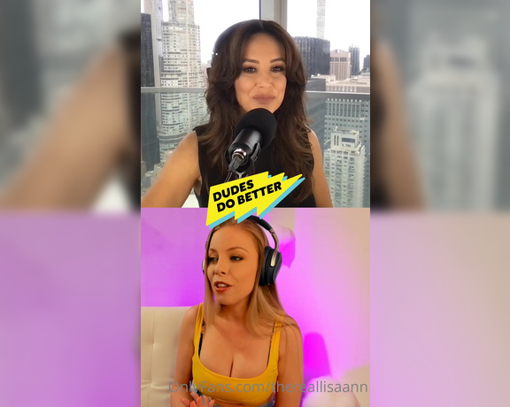 Lisa Ann Onlyfans aka Thereallisaann OnlyFans - This week I have Britney Amber on my podcast Dudes Do Better So cool to learn what she has been up