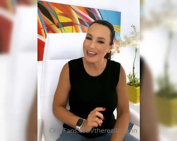 Lisa Ann Onlyfans aka Thereallisaann OnlyFans - Today’s update on Instagram Live