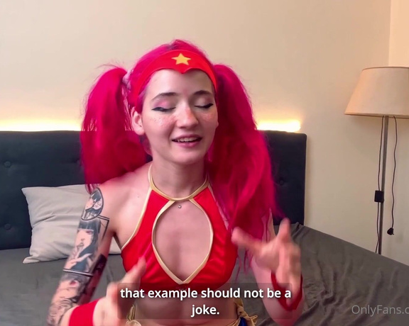 Emma Fiore aka Emmafiore OnlyFans - Sexting classes with Wonder Puta (PART 1)