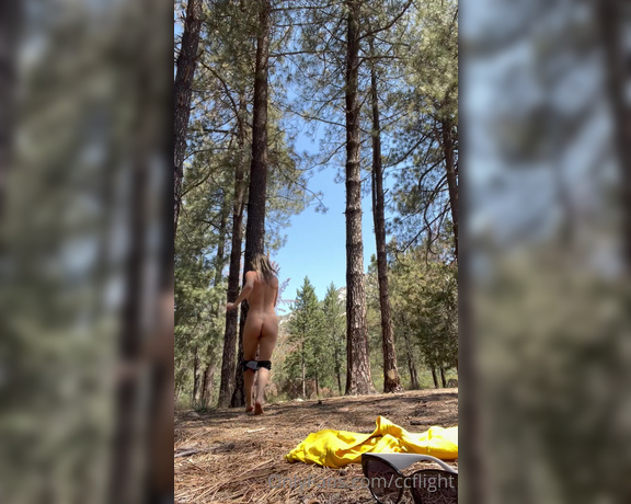 CC Flight aka Ccflight OnlyFans - Getting butt naked in the forest is an excellent activity, and I highly recommend to all of youuu