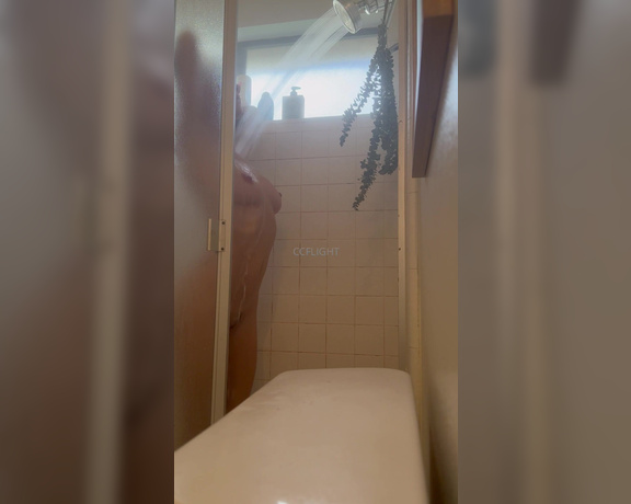 CC Flight aka Ccflight OnlyFans - SECRET VOYEUR Watching Me Shower … but was CAUGHT in the end! You’ve been spying on me Again