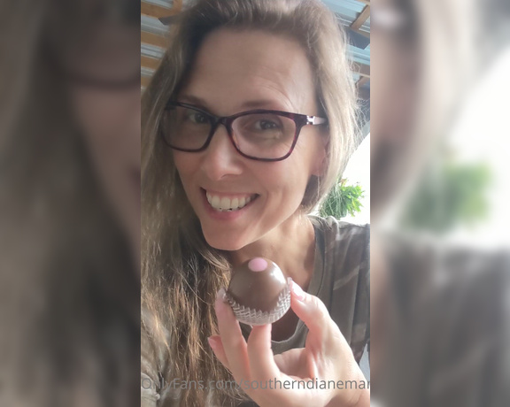Diane Marie aka Southerndianemarie OnlyFans - I treated myself to a chocolate cherry truffle Would you like some