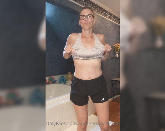 Diane Marie aka Southerndianemarie OnlyFans - Time for a shower after my workout