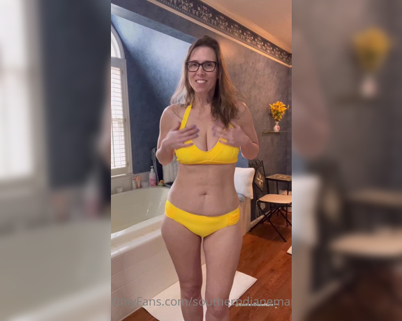 Diane Marie aka Southerndianemarie OnlyFans - New yellow bikinis Which is your favorite