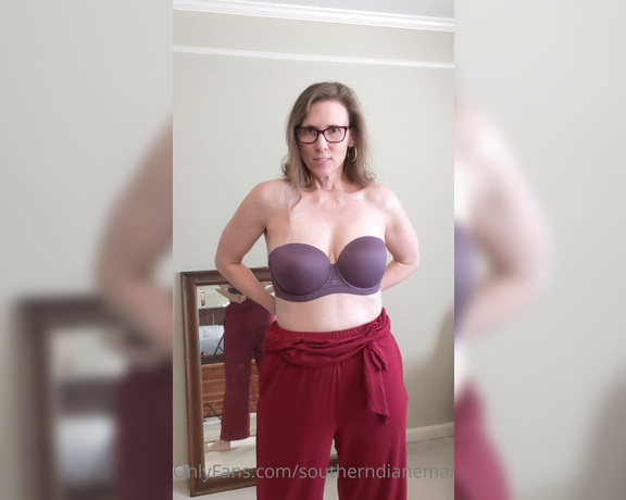 Diane Marie aka Southerndianemarie OnlyFans - Private page version, Bra or No Bra Strapless jumper romper outfit