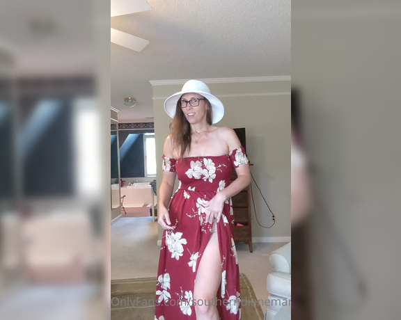 Diane Marie aka Southerndianemarie OnlyFans - Private page version of my YouTube video today I love this dress and how it looks with my hat and