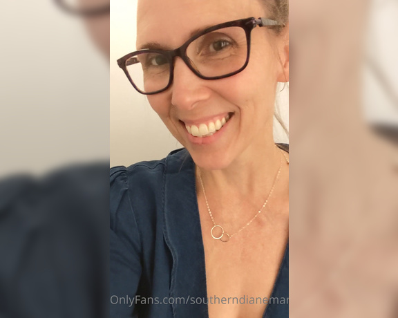 Diane Marie aka Southerndianemarie OnlyFans - I matched the blouse with the jean skirt No bra this time