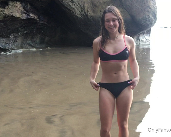 Secretlittle aka Secretlittle OnlyFans - FULL VIDEO SATURDAY! Beach Babe Watch me strip on a secluded beach, explore a cave, and masturbate