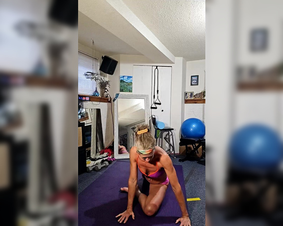 Classy Hot Babe aka Sheswitme OnlyFans - Todays Stretching after my workout