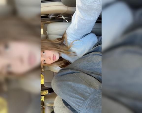 Iggy aka Princessiggy OnlyFans - Seriously hot af touching myself in the car u can hear that wet pussy 3
