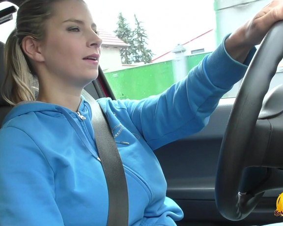 Katerina Hartlova aka Katy_hartlova OnlyFans - Come drive car with me to Gas Station