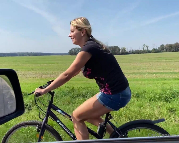 Katerina Hartlova aka Katy_hartlova OnlyFans - Me on Bike D Video