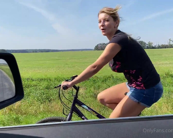 Katerina Hartlova aka Katy_hartlova OnlyFans - Me on Bike D Video