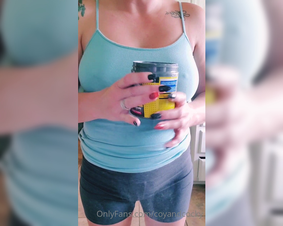 Coyandcocky OnlyFans - I was out of coffee creamer, my water bottle has a leak, just woke up, this video is not sponsored