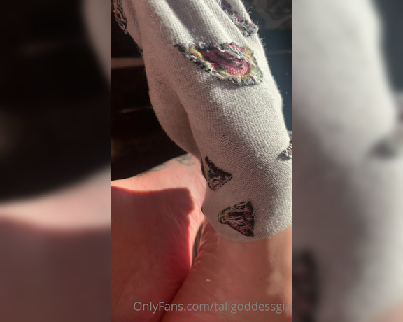 Gia De Luca -  Where are my sock sluts at On a scale from  how smelly do you think these socks are