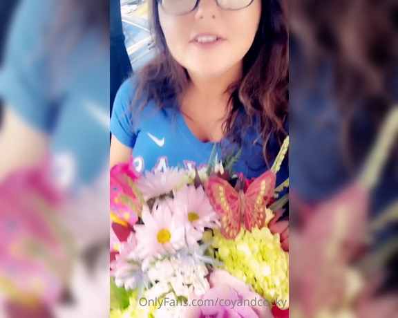 Coyandcocky OnlyFans - I got flowers thank you If you’d like to send me anything let me know and I forgot to mention