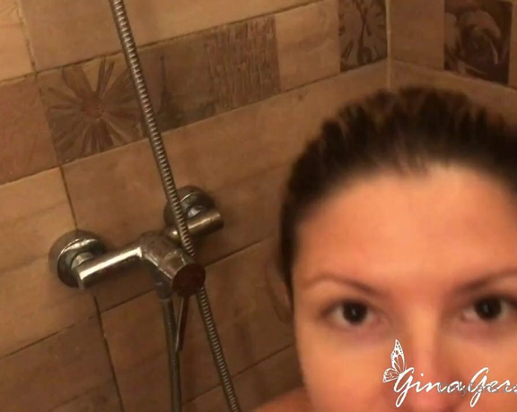 Gina Gerson aka Gina_gerson OnlyFans - I m awakening like 8 am every day but This morning he catch me to the shower I don’t even know