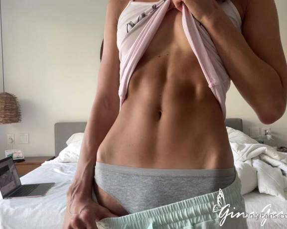 Gina Gerson aka Gina_gerson OnlyFans - My morning belly strath belly vacuum skinny fetish ask for full