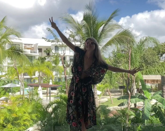 Gina Gerson aka Gina_gerson OnlyFans - I just did great session in Tulum from my balcony ask me for more