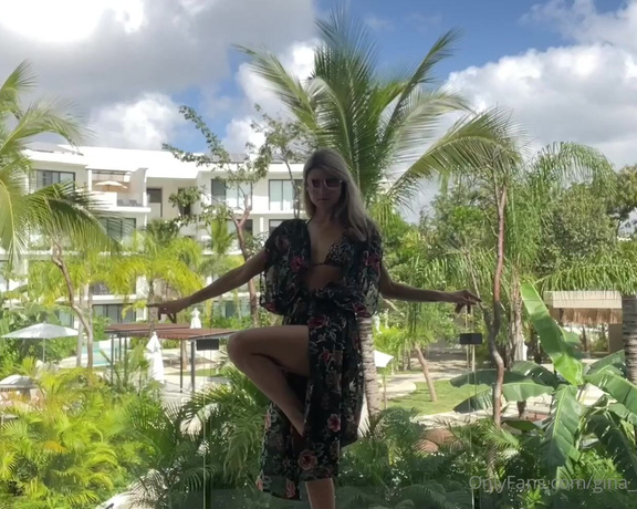 Gina Gerson aka Gina_gerson OnlyFans - I just did great session in Tulum from my balcony ask me for more