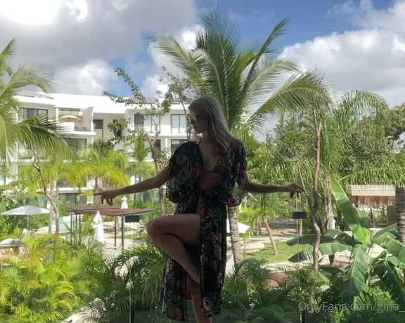 Gina Gerson aka Gina_gerson OnlyFans - I just did great session in Tulum from my balcony ask me for more