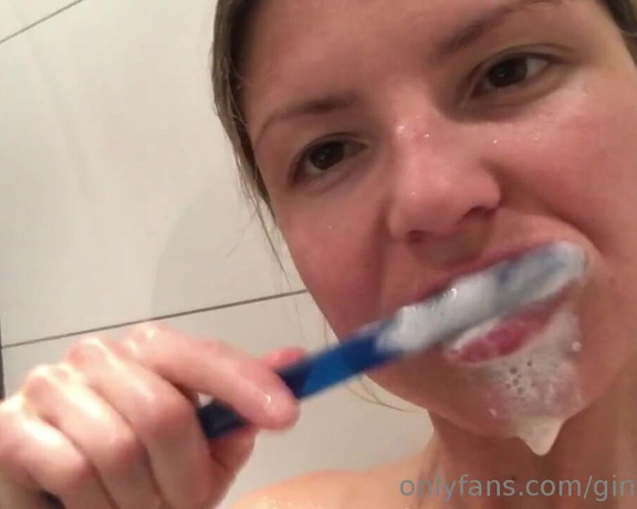 Gina Gerson aka Gina_gerson OnlyFans - Brush my teeth