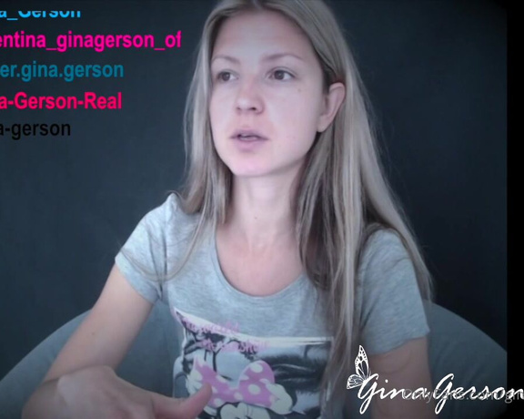 Gina Gerson aka Gina_gerson OnlyFans - Here is my interview with my fan! I like to be closer to the people who really loves me and need kno