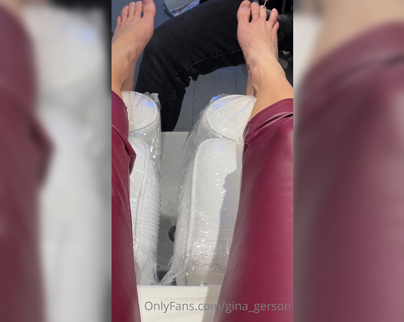 Gina Gerson aka Gina_gerson OnlyFans - Pedicure time