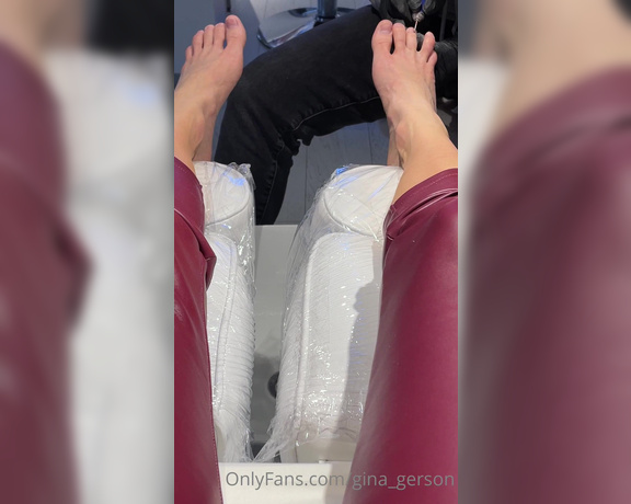 Gina Gerson aka Gina_gerson OnlyFans - Pedicure time